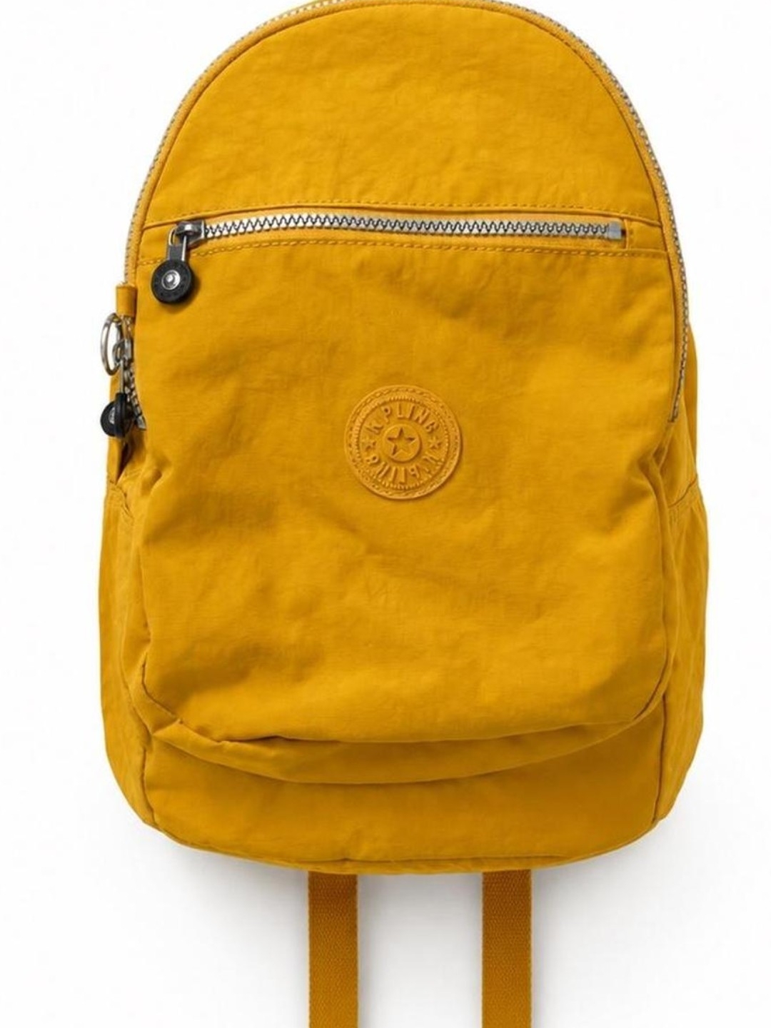 Kipling Bright Seoul Xi Yellow Backpack With Myrtle Monkey Charm Nwt — image 2 of 8